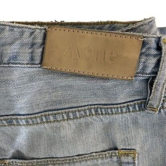ACNE Kex Catch Sweden patchwork Jeans Size 26/32 - Picture 7 of 10